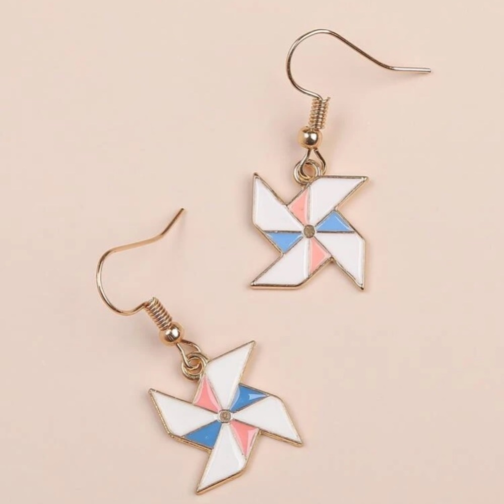 🌻 SALE 4 FOR $25! NEW Windmills Drop Earrings